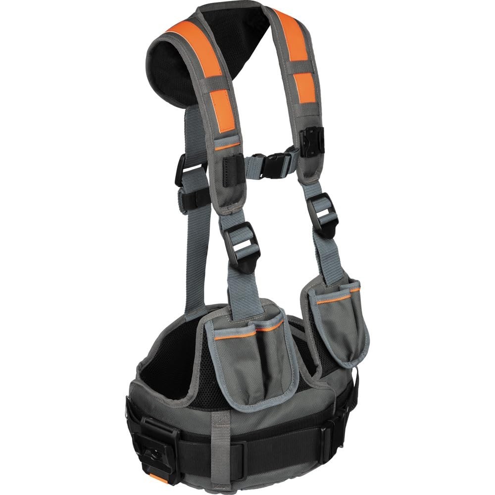 Fully Adjustable Tool Vest with Pouches – Perfect for Electricians & Carpenters
