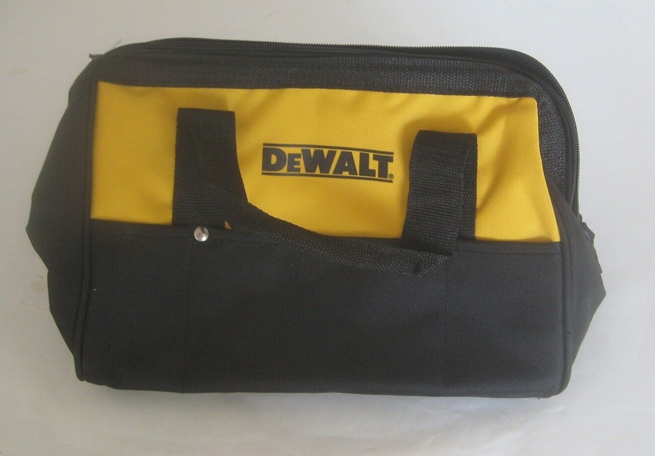 DeWALT ZIPPERED CANVAS CONTRACTOR’S TOOL BAG 13″ x 9″ x 9″