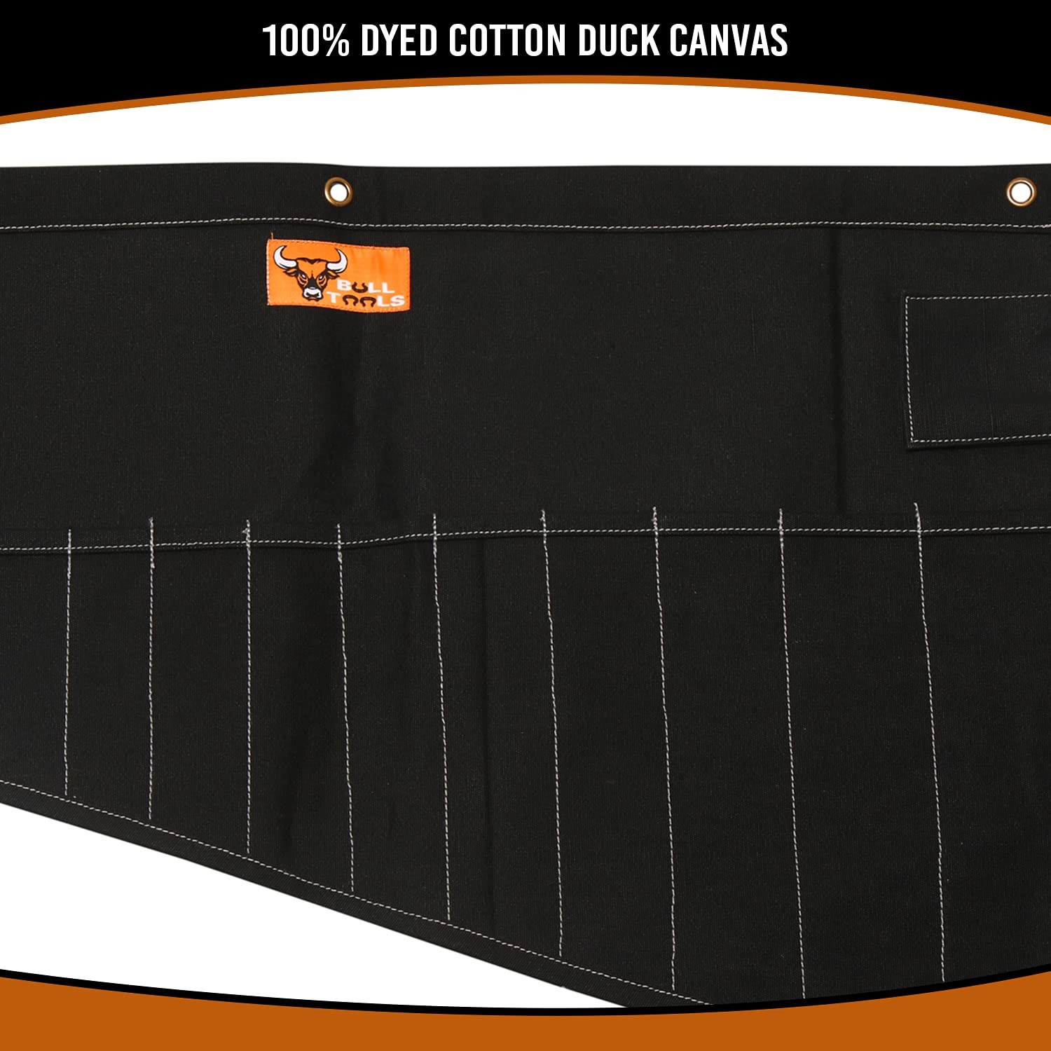 Wrench Roll Up Pouch, 16 Pocket Large (16 – PKT), Coal Black