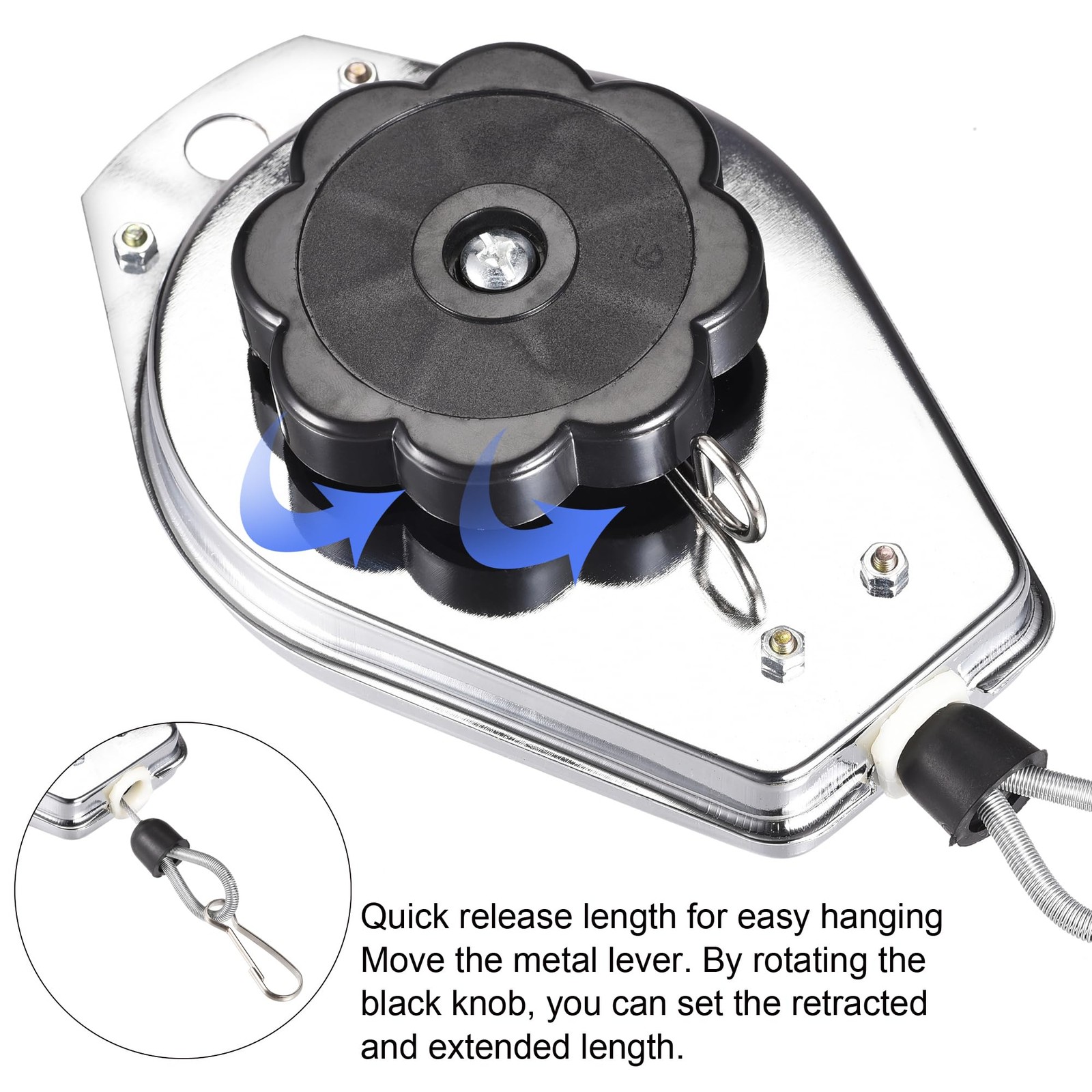 Retractable Spring Balancer Tool Holder Hanging Equipment 6.6-11lbs (3-5kg) R…