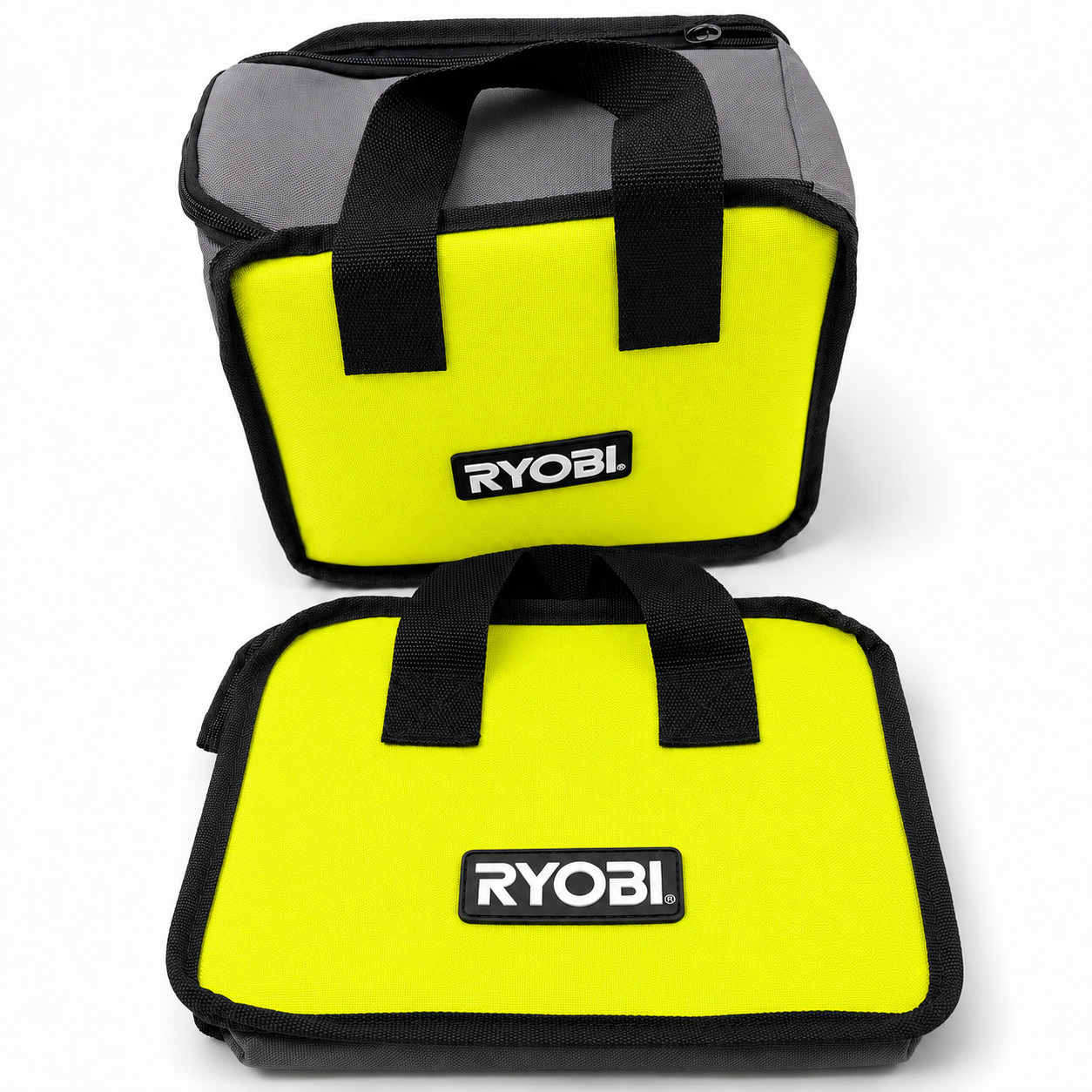 RYOBI Heavy-Duty Green Polyester Contractor Tool Storage Kit Bags 2-Pack Set NEW