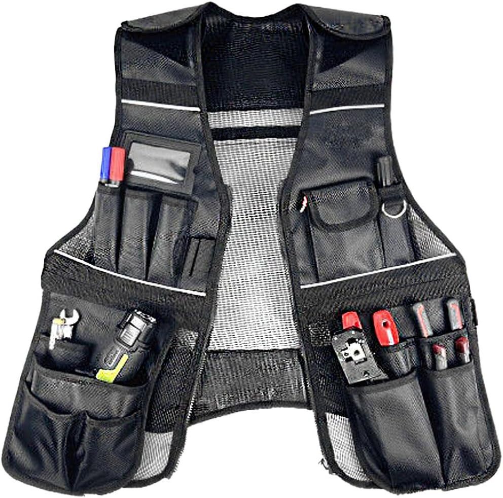 Wheeled Tool Bag & Pocketed Tool Vest for Men – Ultimate Gear Combo