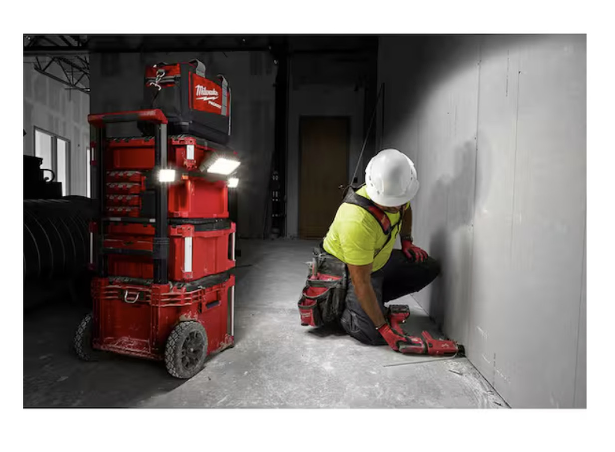 Milwaukee PACKOUT 15 in Tool Bag Tote Red Black 1680D Ballistic