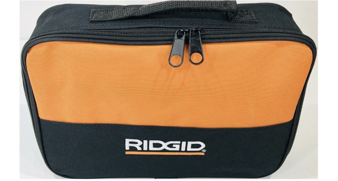 NEW 2 Pack of RIDGID Tool Bags 12x8x3 Flat Bag
