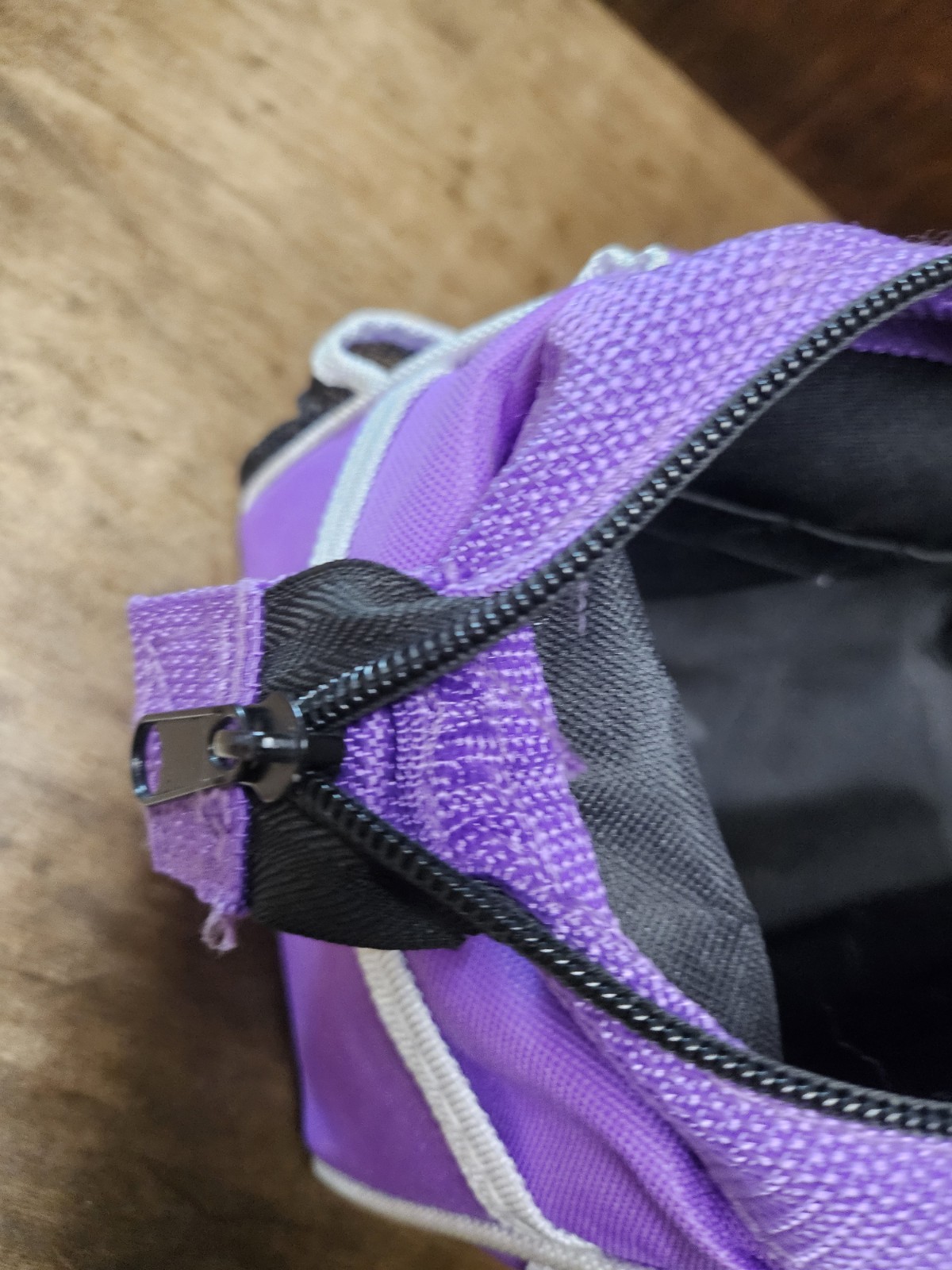 Hyper Tough Tool Bag Purple with White trim Storage Travel Carry Case 12 pocket