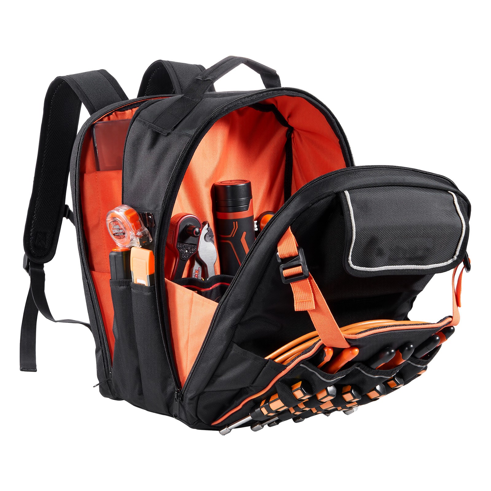 Uimoso Tool Backpack with 45 Pockets, Durable and Ideal for Electricians