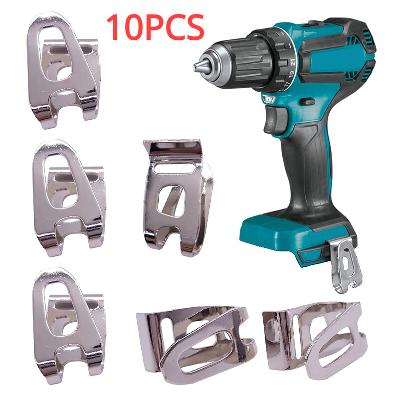 10PCS Belt Clip Hook for Makita 18V Cordless Drills Impact Driver Bit Holder