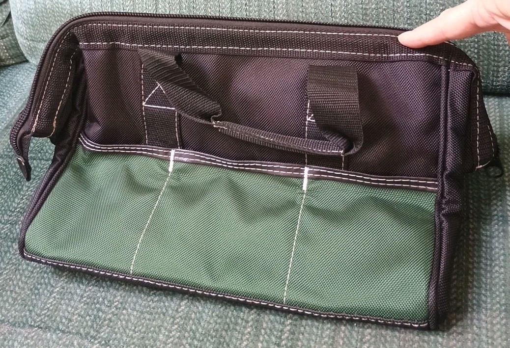 Master Force 13″ Project Bag Heavy Duty Tool Bag -Green/Black (NWT) *Read