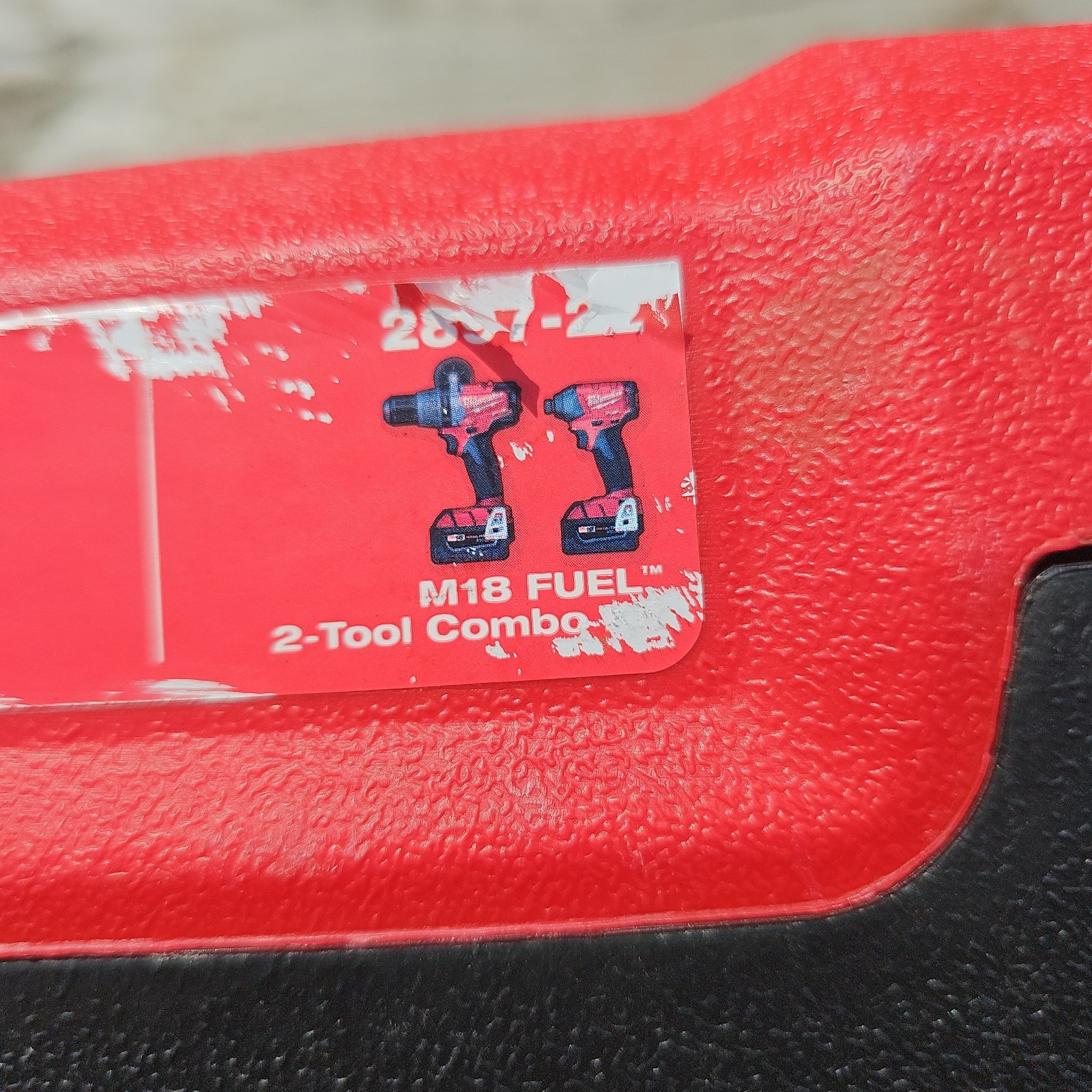 Milwaukee 2897-22 M18 Empty Case For Impact & Hammer Drill Case Only! 