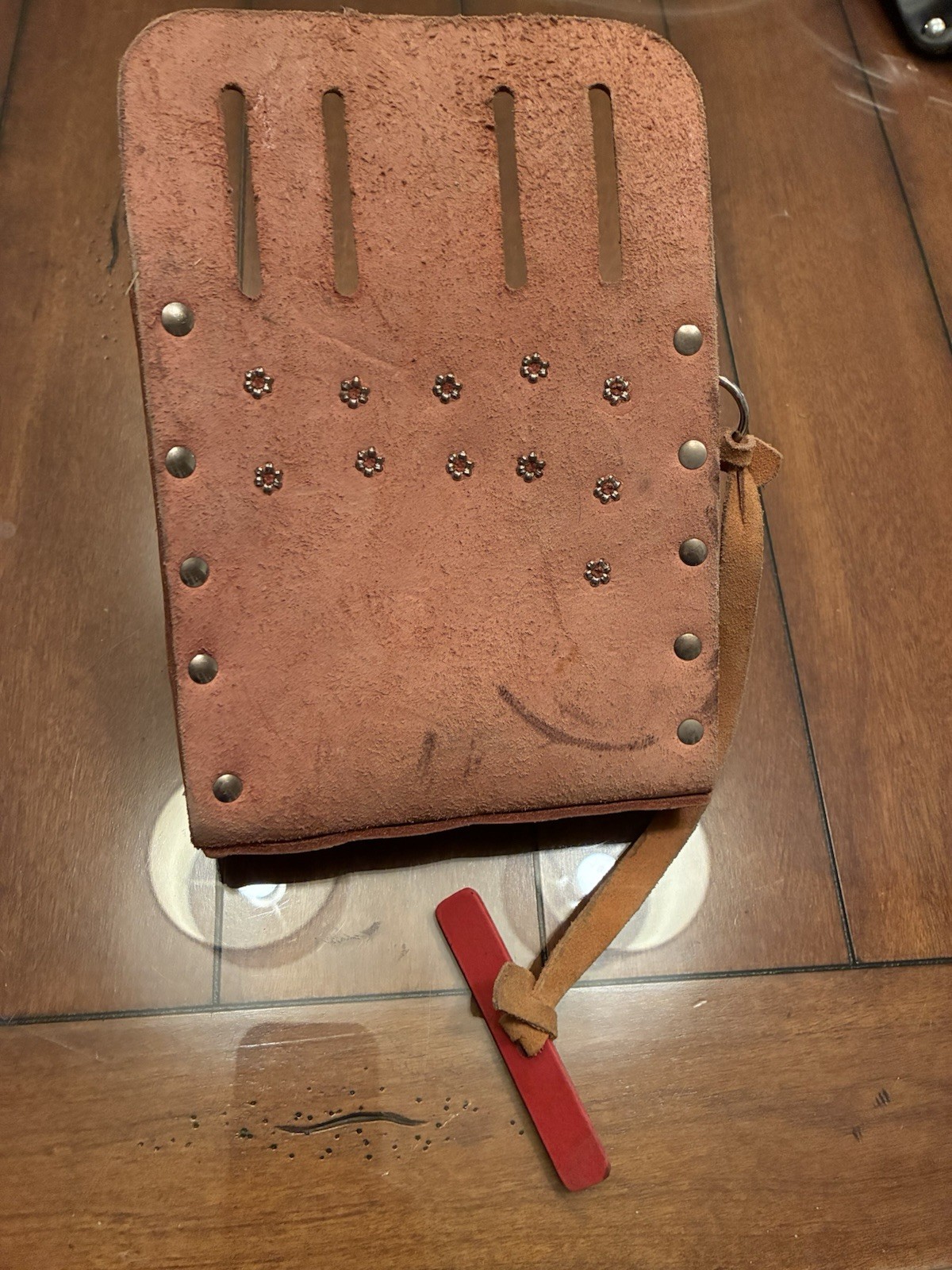 Lot Of 5 Used Leather Tool Bags, Craftsman, Klein (electrician?)