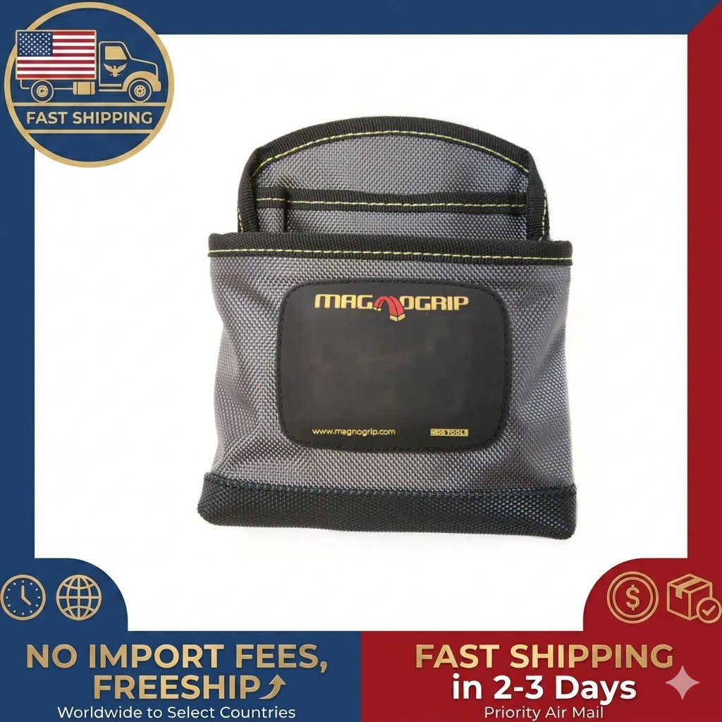 MagnoGrip 6.5 In. Platinum Pro Magnetic Clip-On Nail Utility Pouch