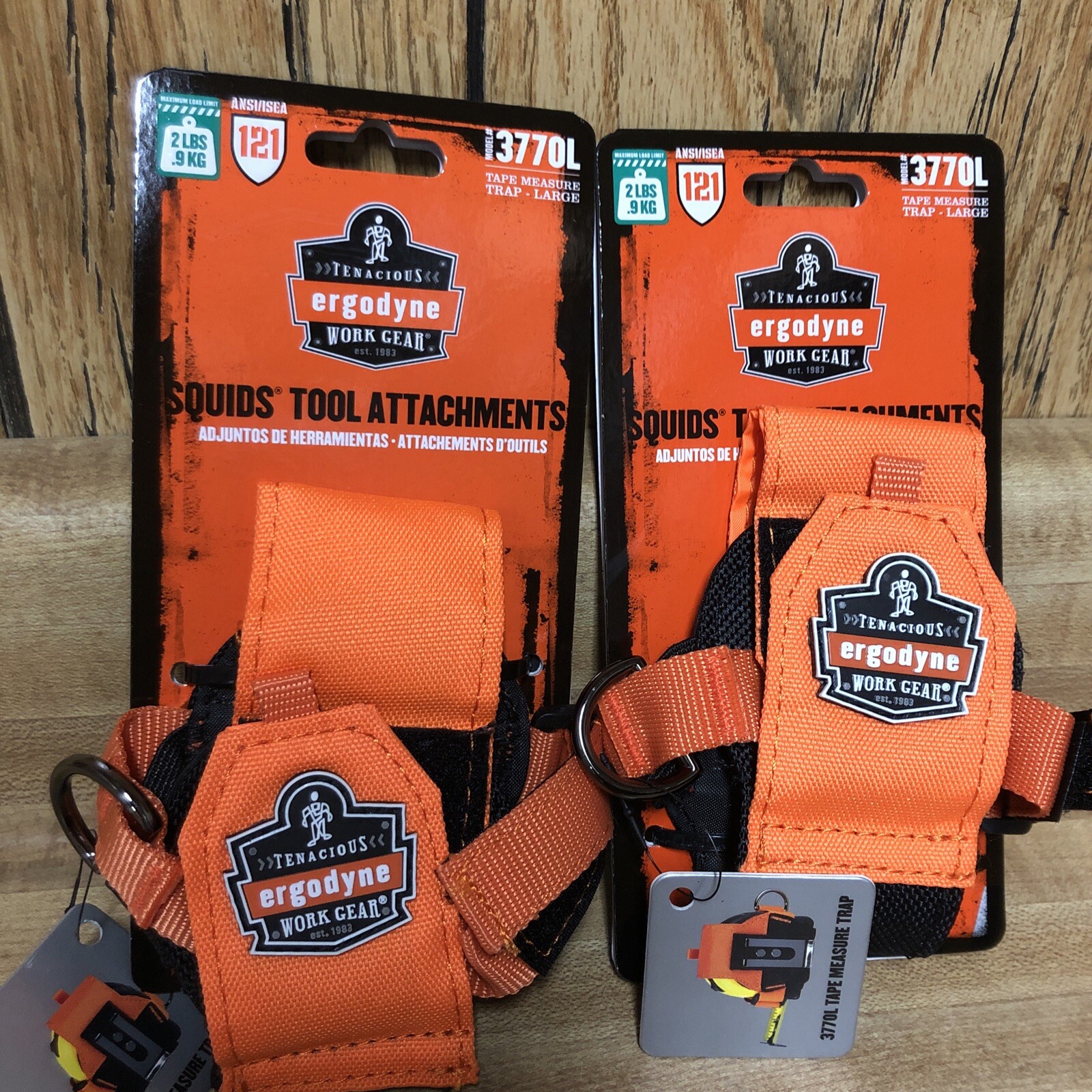 Lot Of 2 Ergodyne Squids® 3770 Tape Measure Holder New