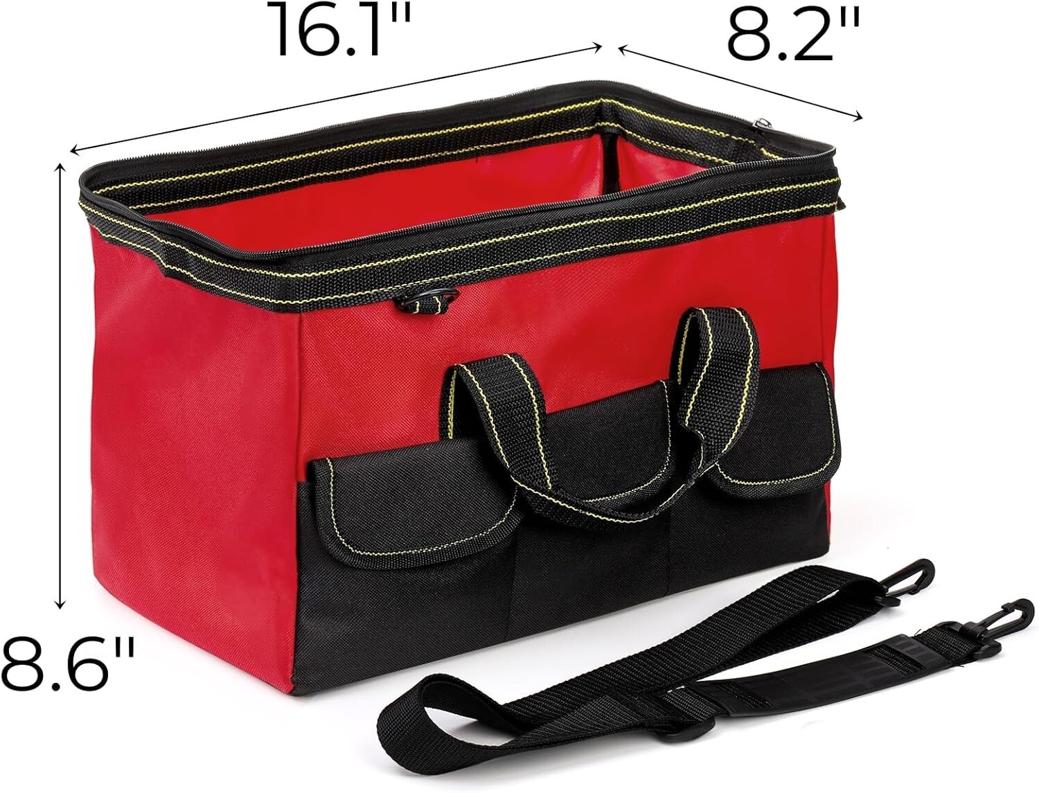 Heavyduty Tool Bag With 24 Pockets Large Jumbo Multi Tool Tote Carrier Caddy For