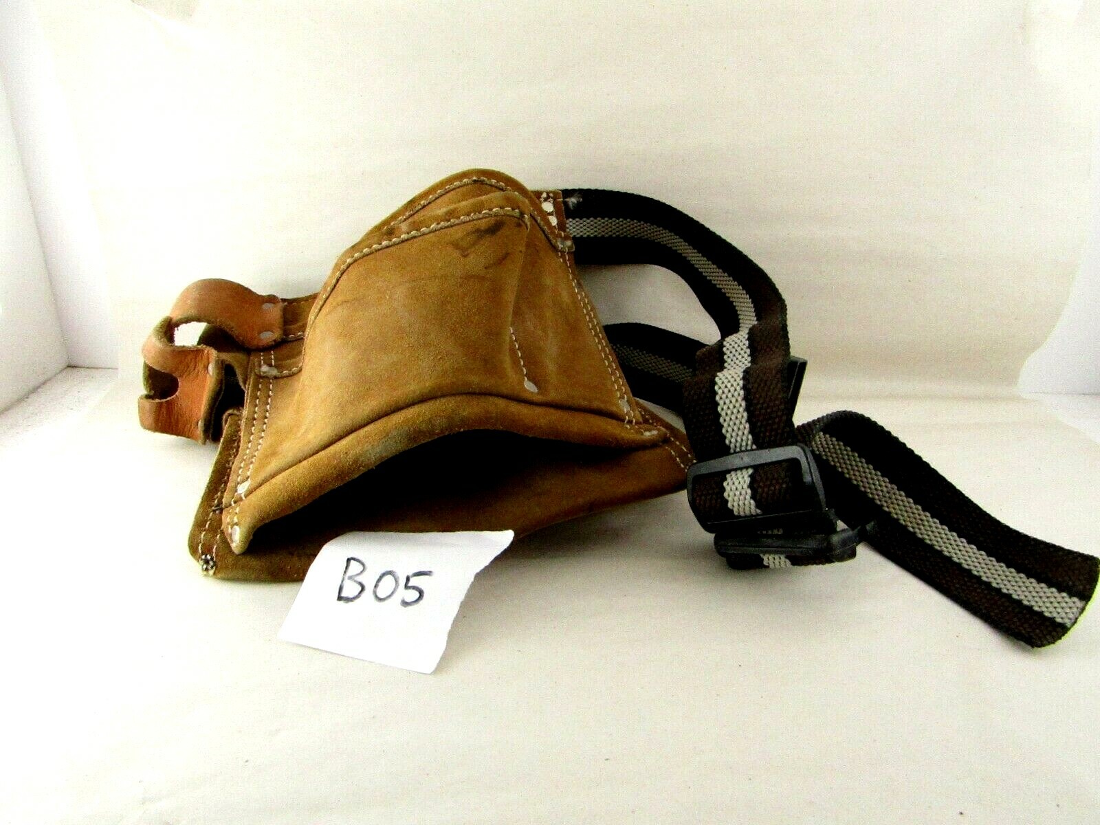 Leather work belt, Nicholas, since 1932, Heavy split cowhide, No.  493X