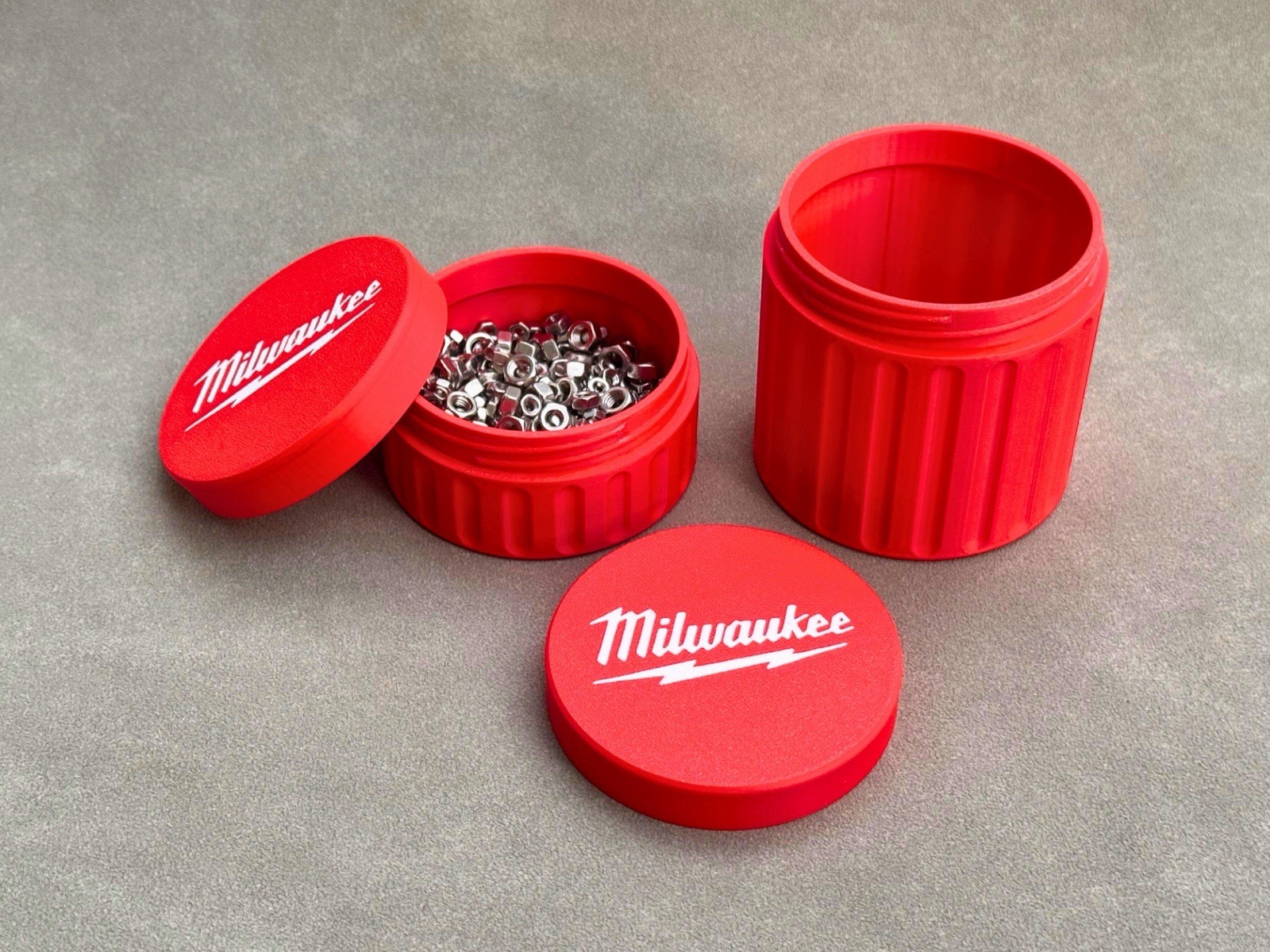 Milwaukee Tool Jars stackable