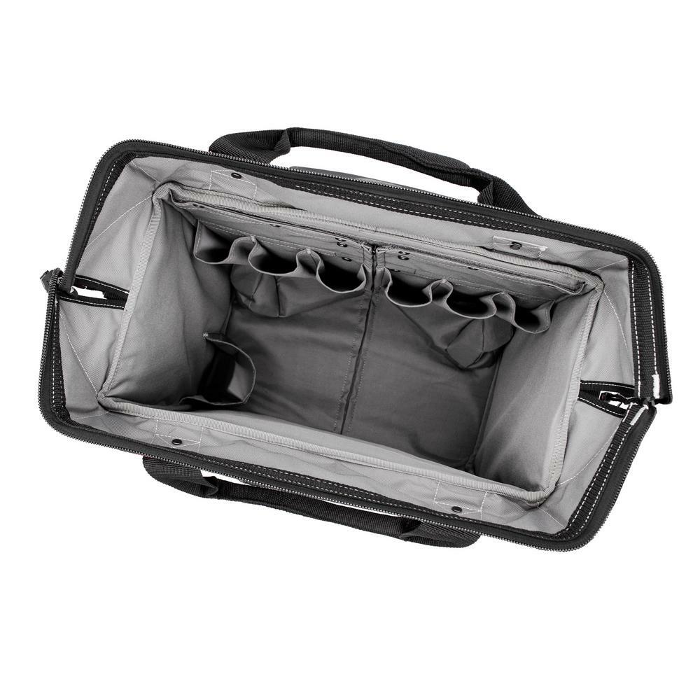 Husky Rolling Tool Bag Toolbag Organizer Storage Wheels 18 in Large 18 Pocket