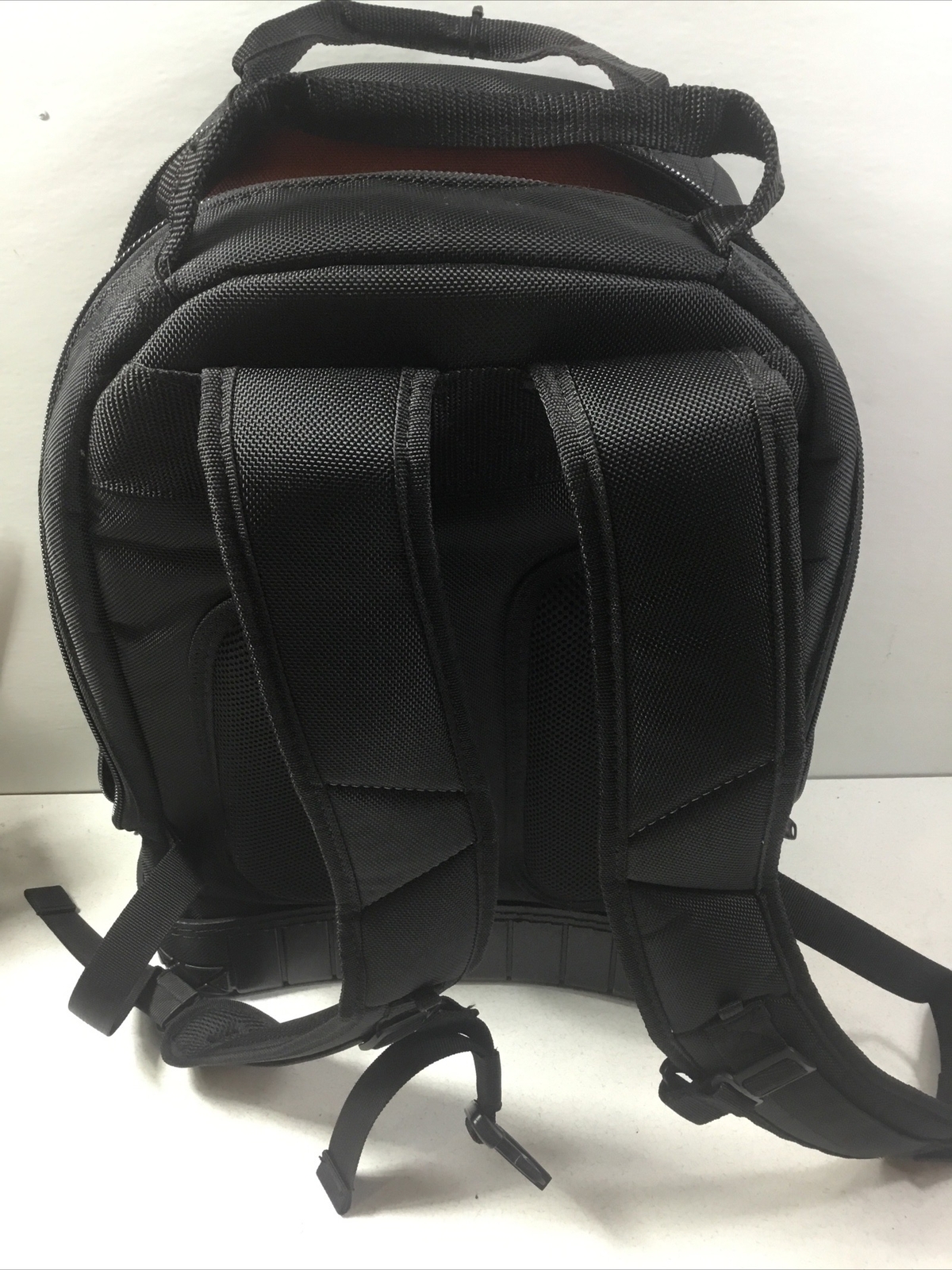 TRADESMAN 55421BP-14 Tool Bag Orange Black Back Pack Electrician Plumber Repair