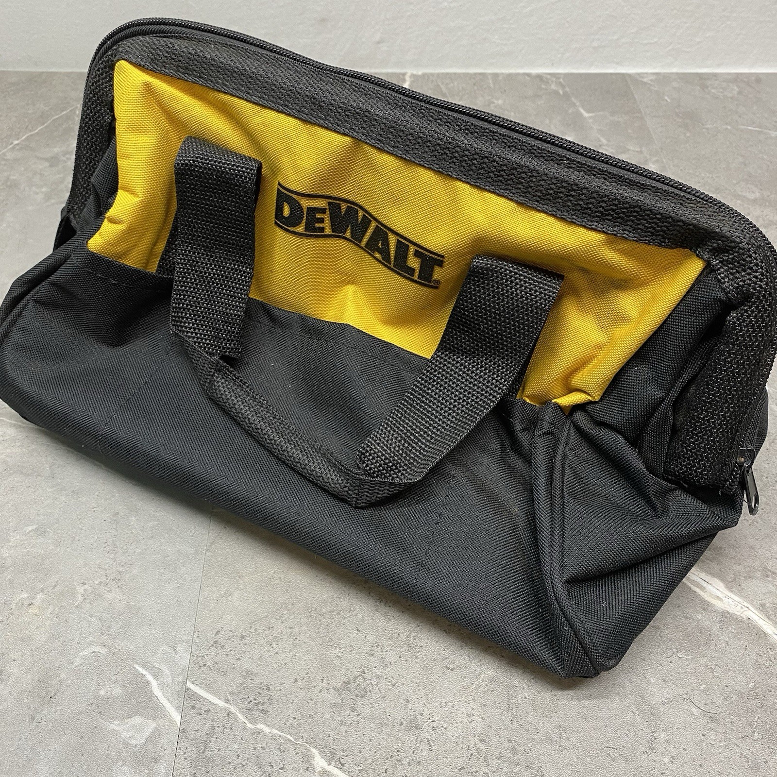 DEWALT Heavy Duty Tool Bag Soft Sided Carrying Storage Case Black Yellow OEM