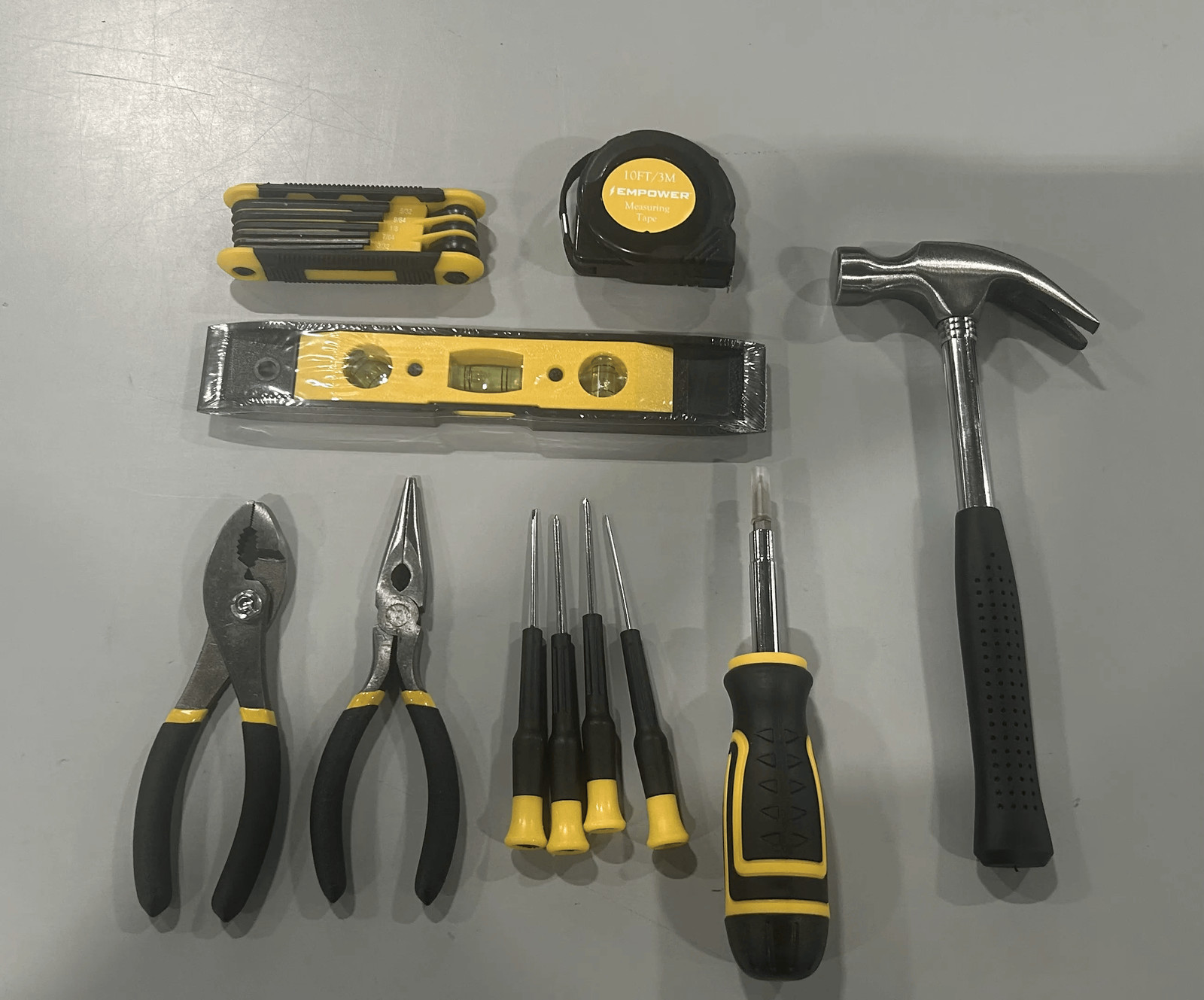 BLACK/YELLOW – EMPOWER 21 PCS TOOL SET WITH STORAGE BAG