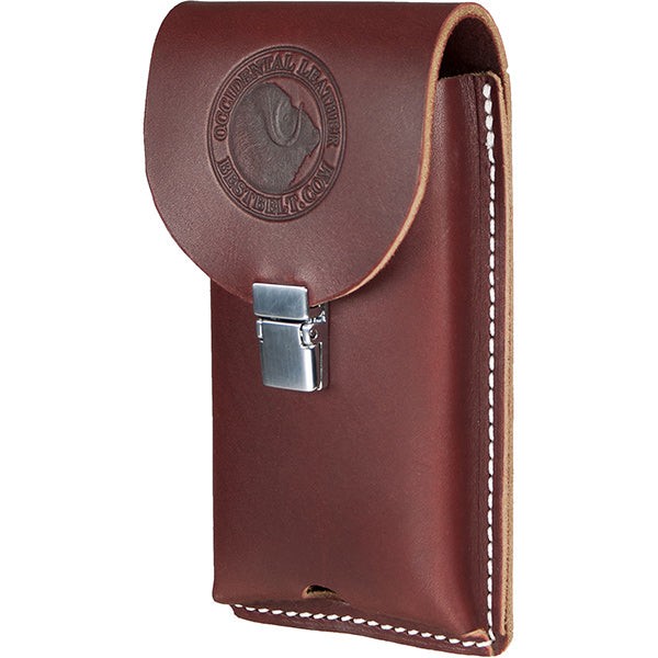 Occidental Leather Large Clip-On Leather Phone Holster (5328)
