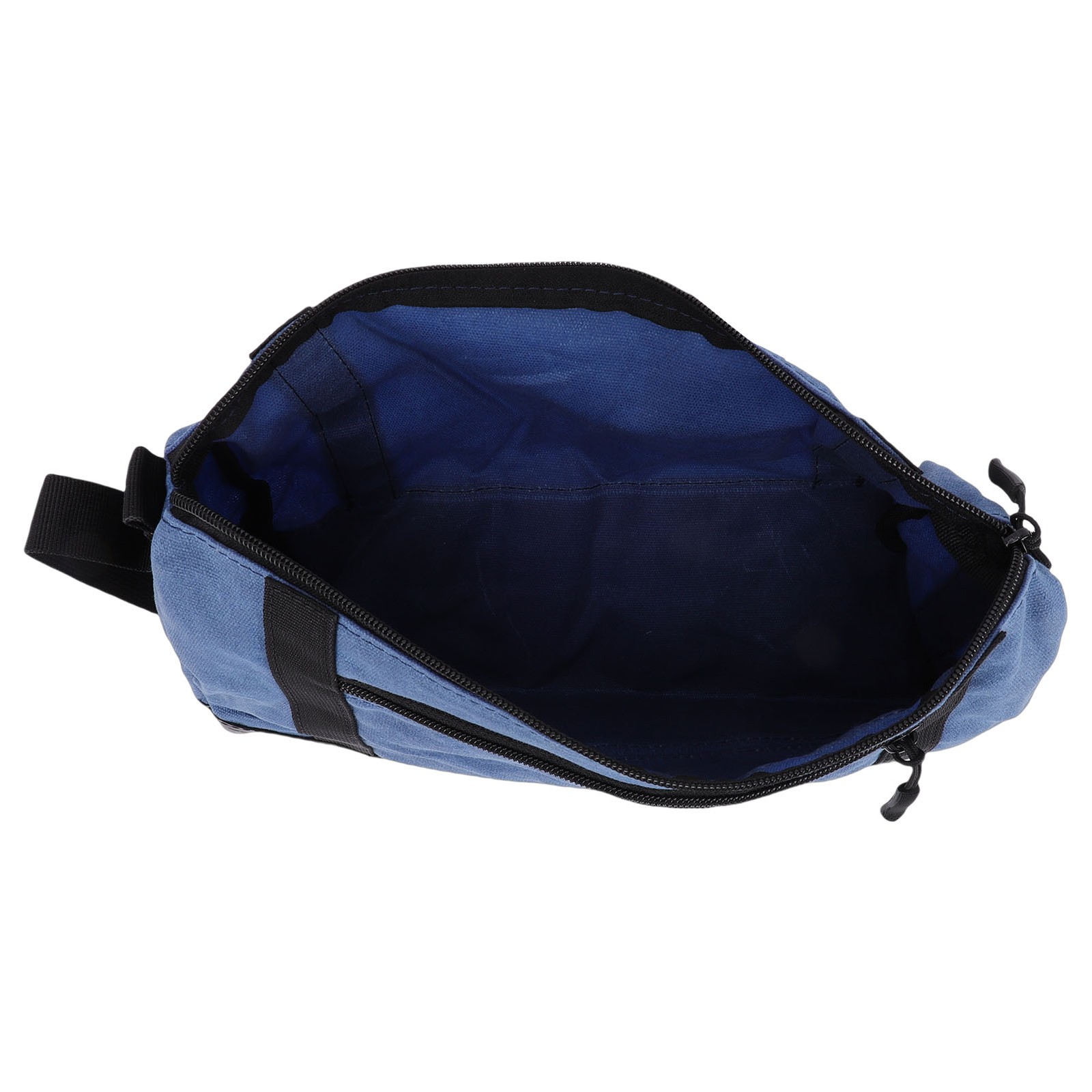 Canvas Wide Mouth Tool Bag Versatile For Gardeners Blue/Black Easy To Use