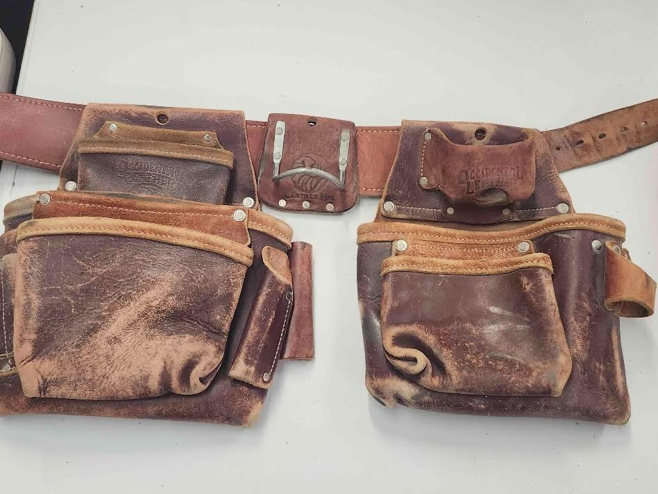Occidental Leather Carpenter Tool Belt Vintage Pro Framer Belt Size Small