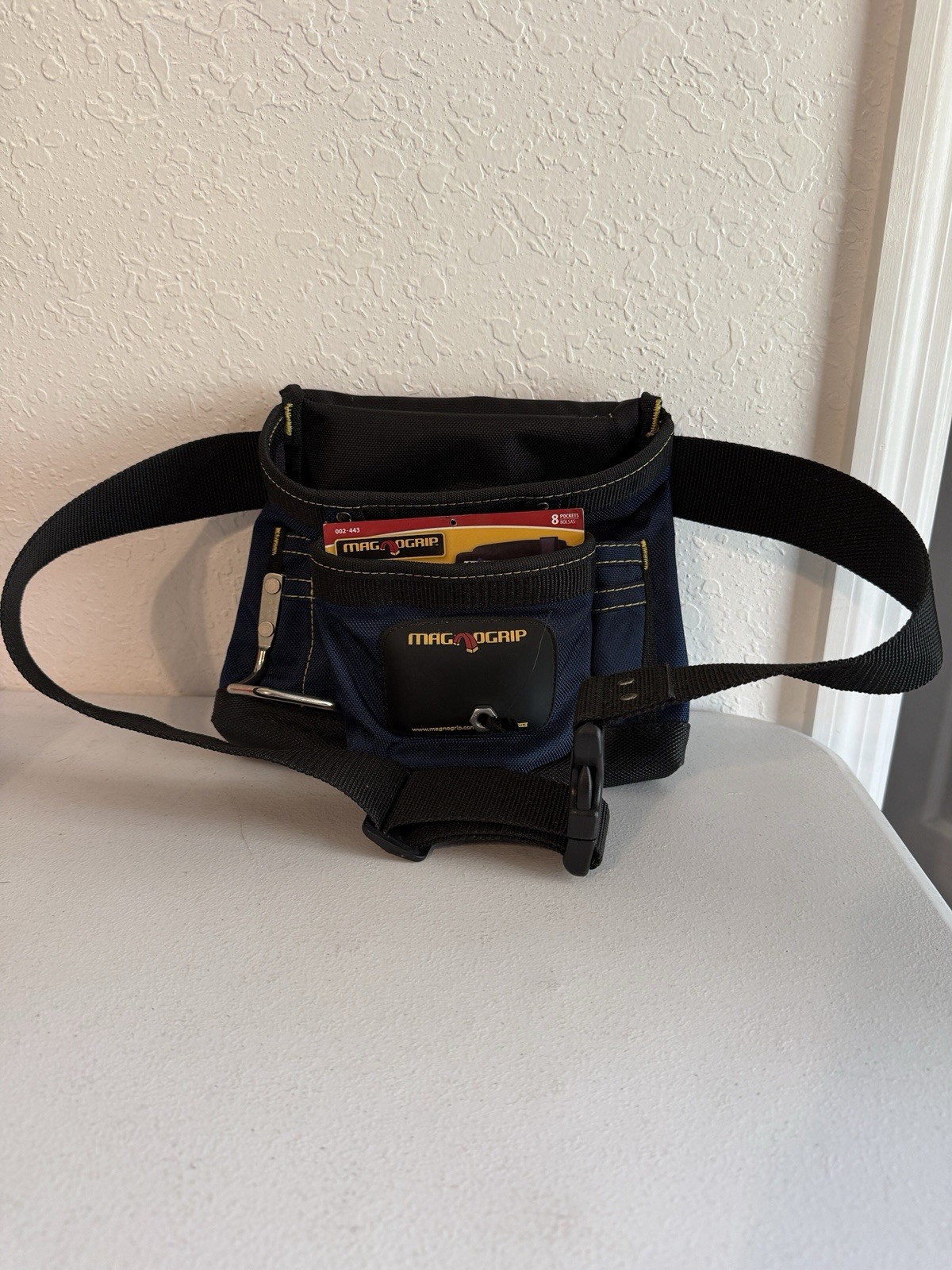 MagnoGrip 8-Pocket Magnetic Tool Belt Pouch Model 002-443 Tools Within Reach