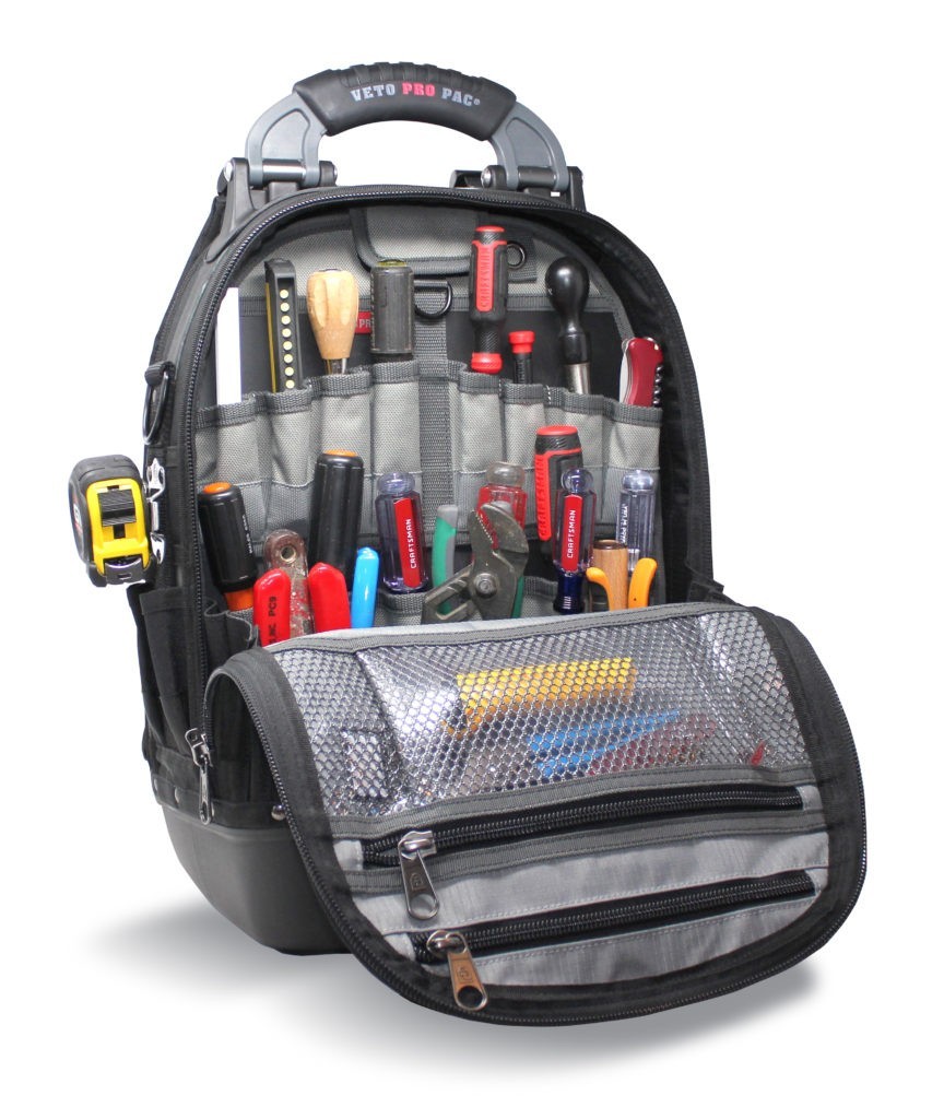 Veto Pro Pac TECH PAC Blackout Large Customizable Backpack