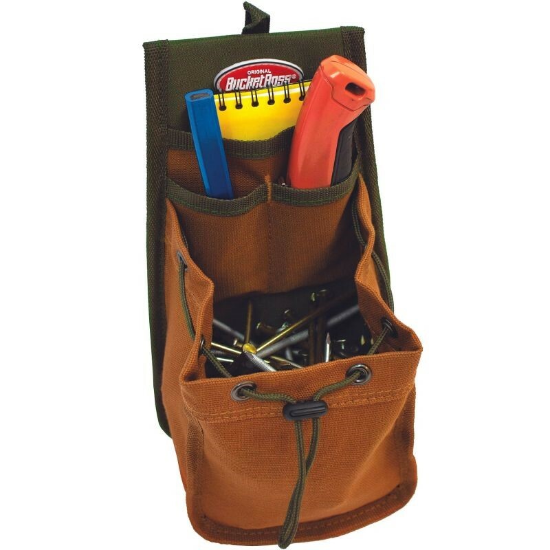 Bucket Boss Flap Fit 4 Pocket Tool and Fastener Parachute Pouch