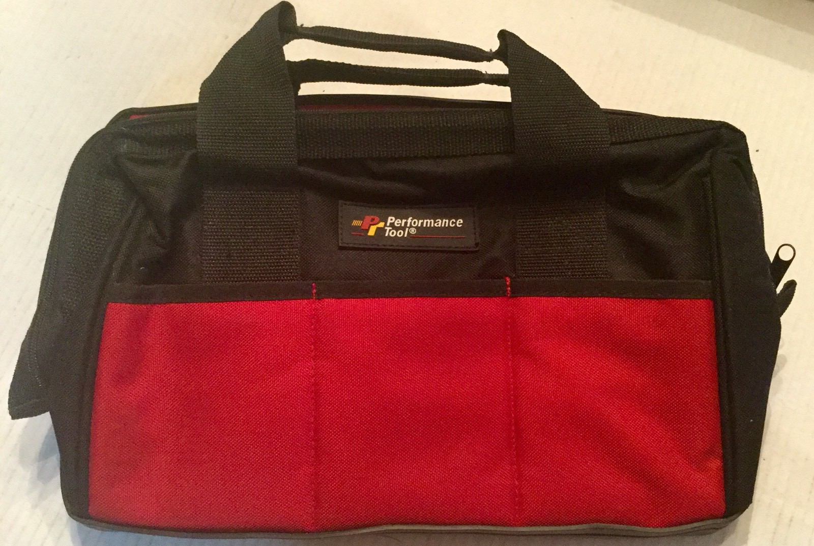 Performance Tool Heavy Canvas Bag With Rubber Base 13.5”