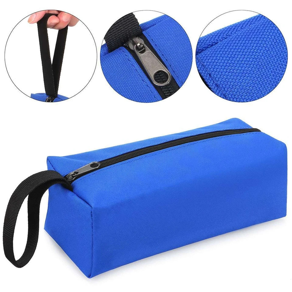 Oxford Cloth Tool Pouch Bag Zipper Small Multipurpose Organizer Pouch Heavy Duty