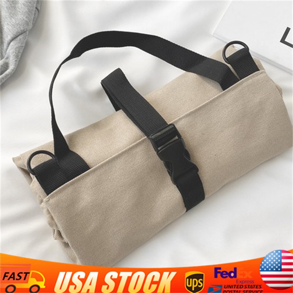 Roll Tool Roll Multi-Purpose Tool Roll Up Bag Wrench Roll Pouch Hanging Carrier