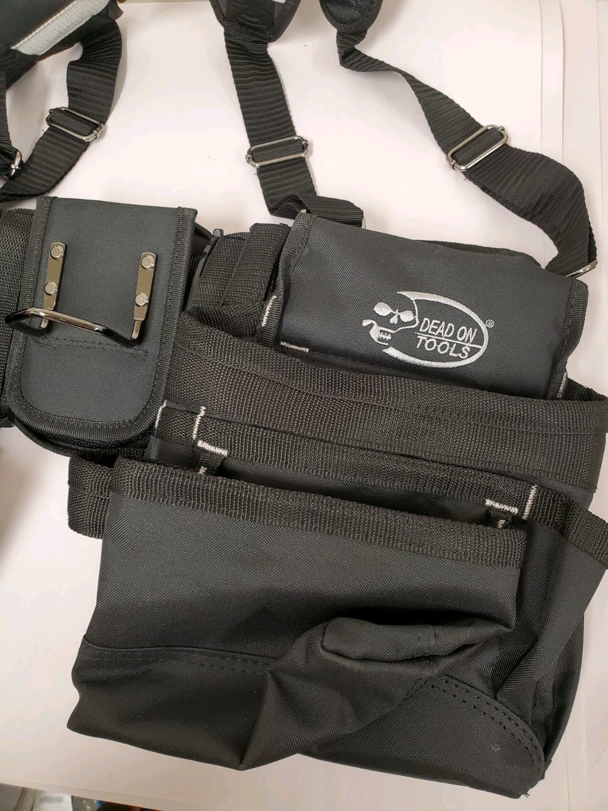 DEAD ON TOOLS Journeyman’s Framers Work Tool Belt with Suspenders (Model: DO-FR)