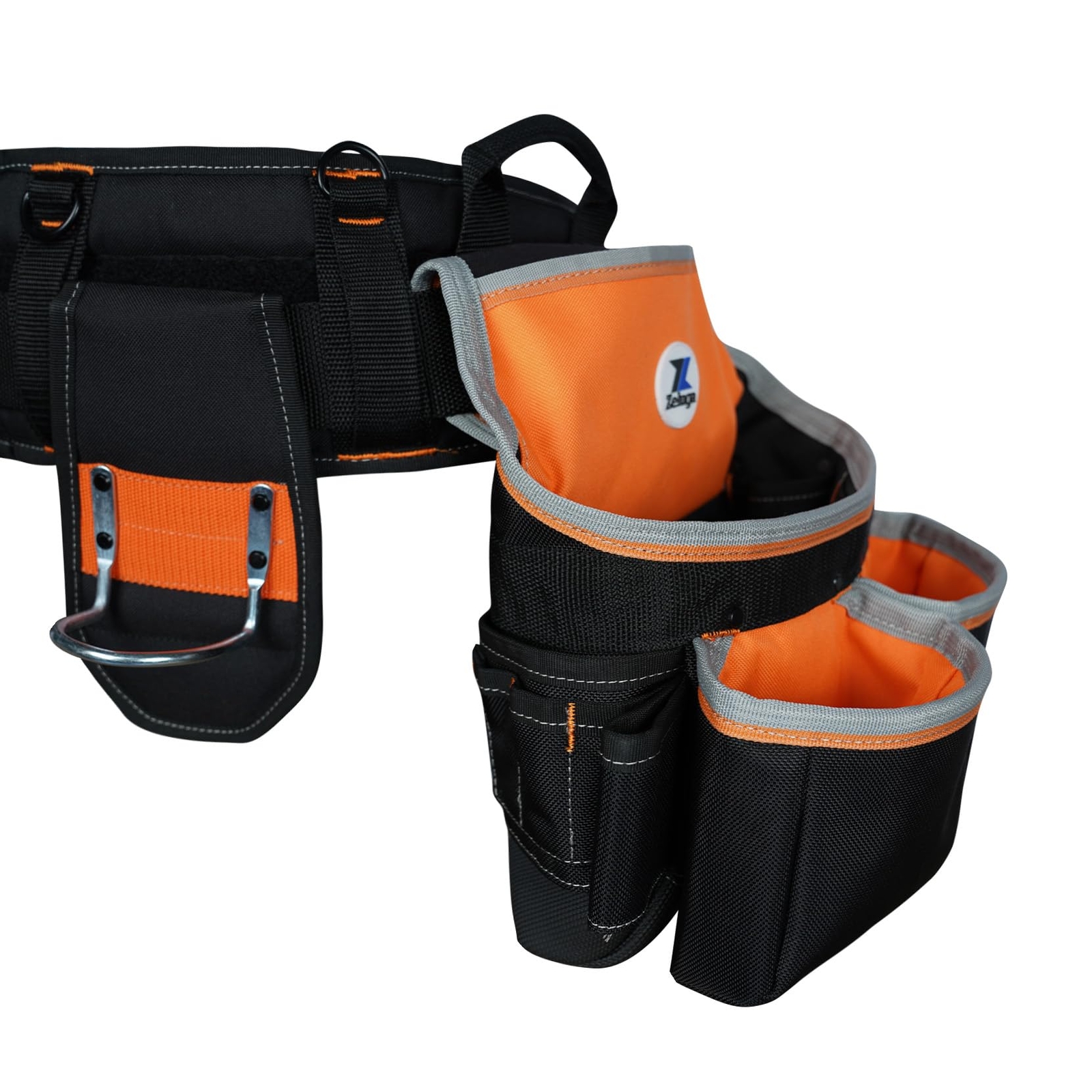 20216 Multiple Large Pockets Tool Belts For Men With Suspenders 4″ Padded Toolbe