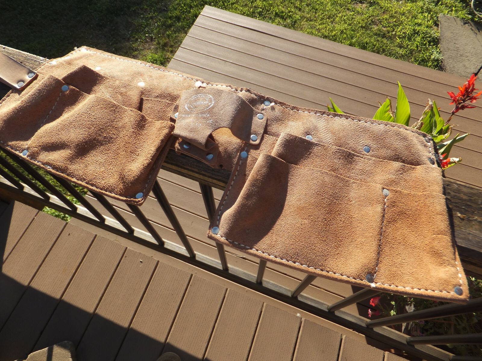 New Nicholas Heavy Split Cowhide Leather Carpenters Tool Apron Belt No 1910