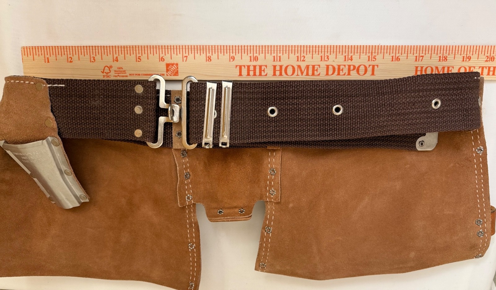 All Leather Tool Belt -Sears Craftsman Split Cowhide (9)45145