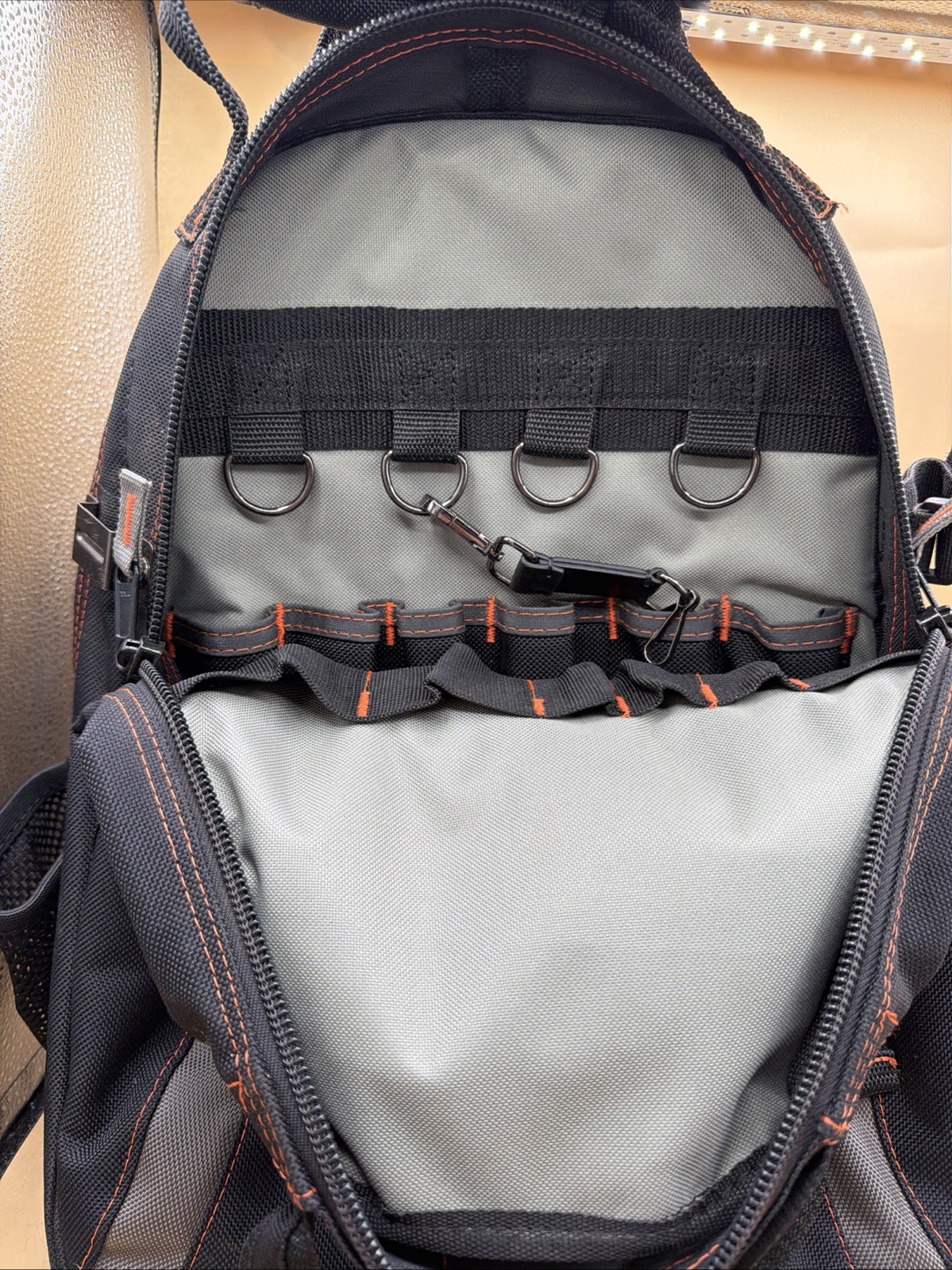Ergodyne Arsenal 5843 Tool Backpack Dual Compartments Black Regular