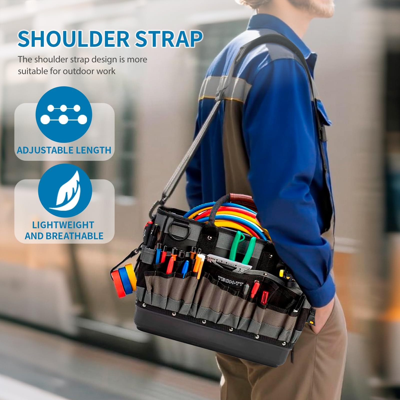 63″ Adjustable Shoulder Strap Compatible with Veto Pro Pac,with Detachable