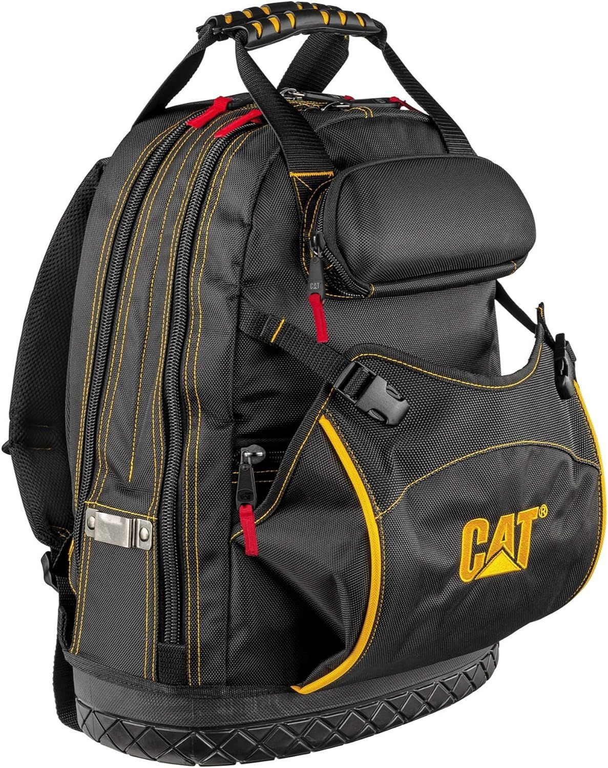 Caterpillar Cat 18″ Pro Tool Backpack, Black 18 in. with 29 Pockets,