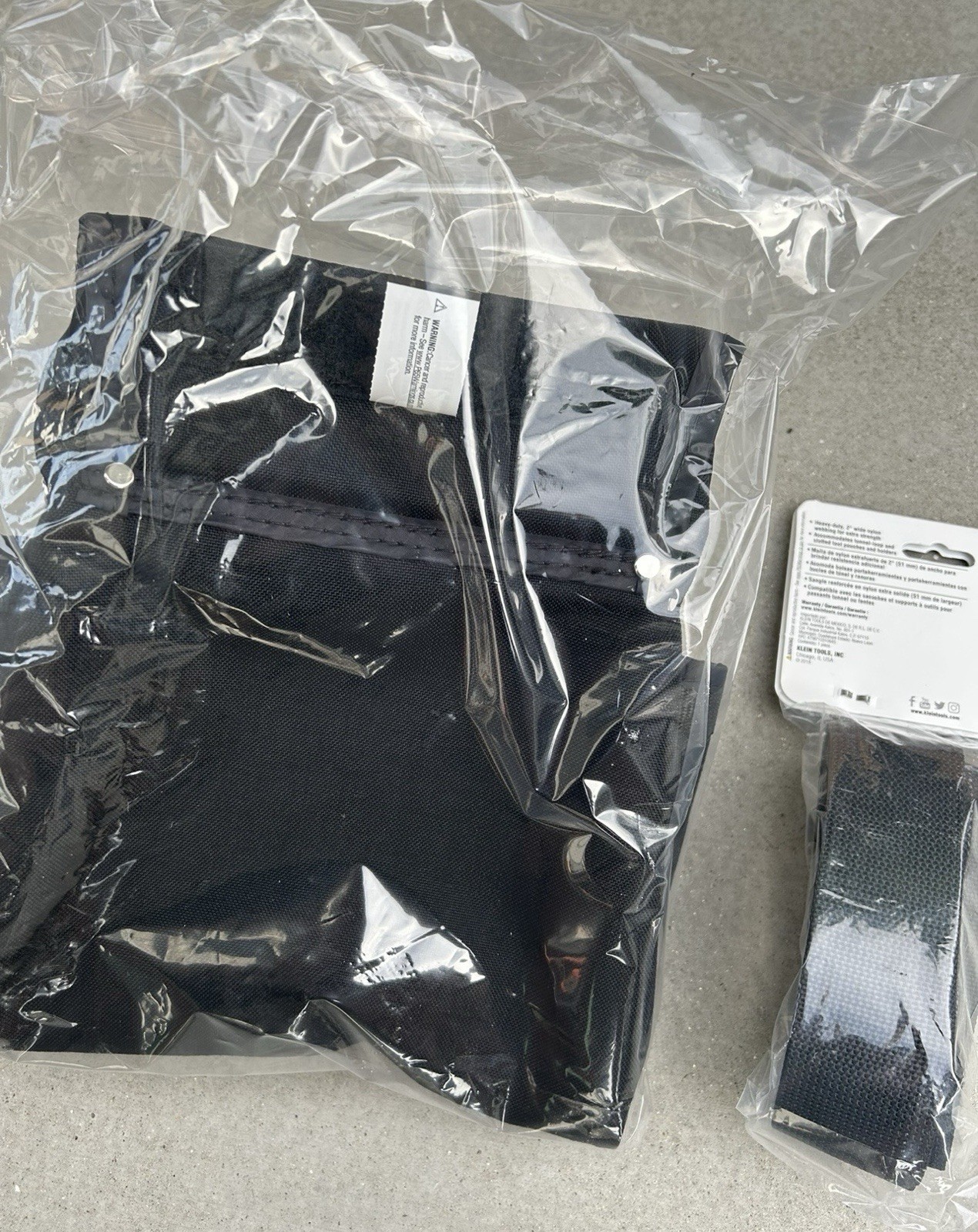 Klein Tools 5719 PowerLine 18-Pocket Black Nylon Electrician’s Tool Pouch & Belt