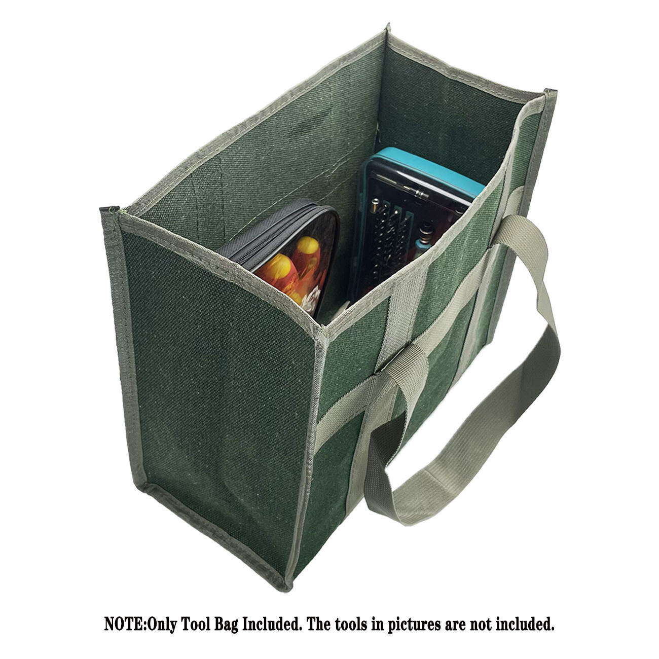 14inch Multi-Purpose Open Tote Tool Bag large space Portable Storage 13.78×6.3×1