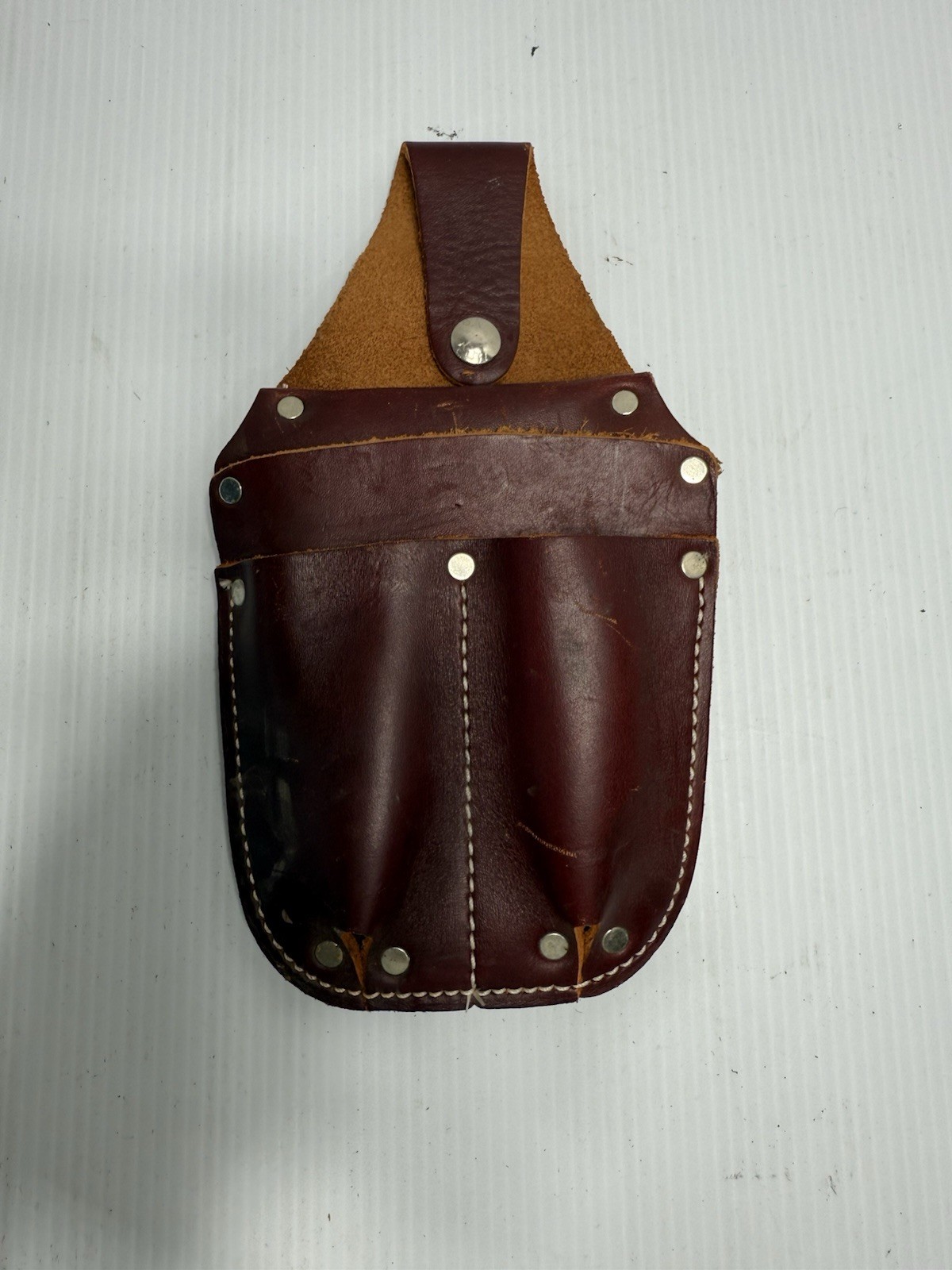 Occidental Leather 5057 Pocket Caddy Utility Small Bag Belt Brown Working