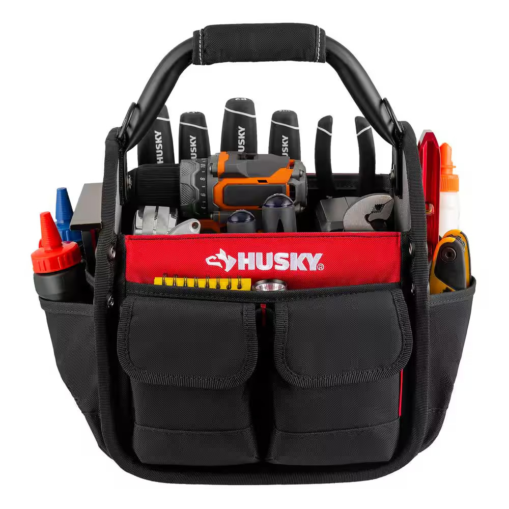 10 In. 15 Pocket Open Top Tool Bag