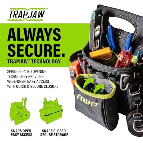 Tool Pouch, Electrician Tool Pouch, Premium, 1 Pack Portable Tool Box