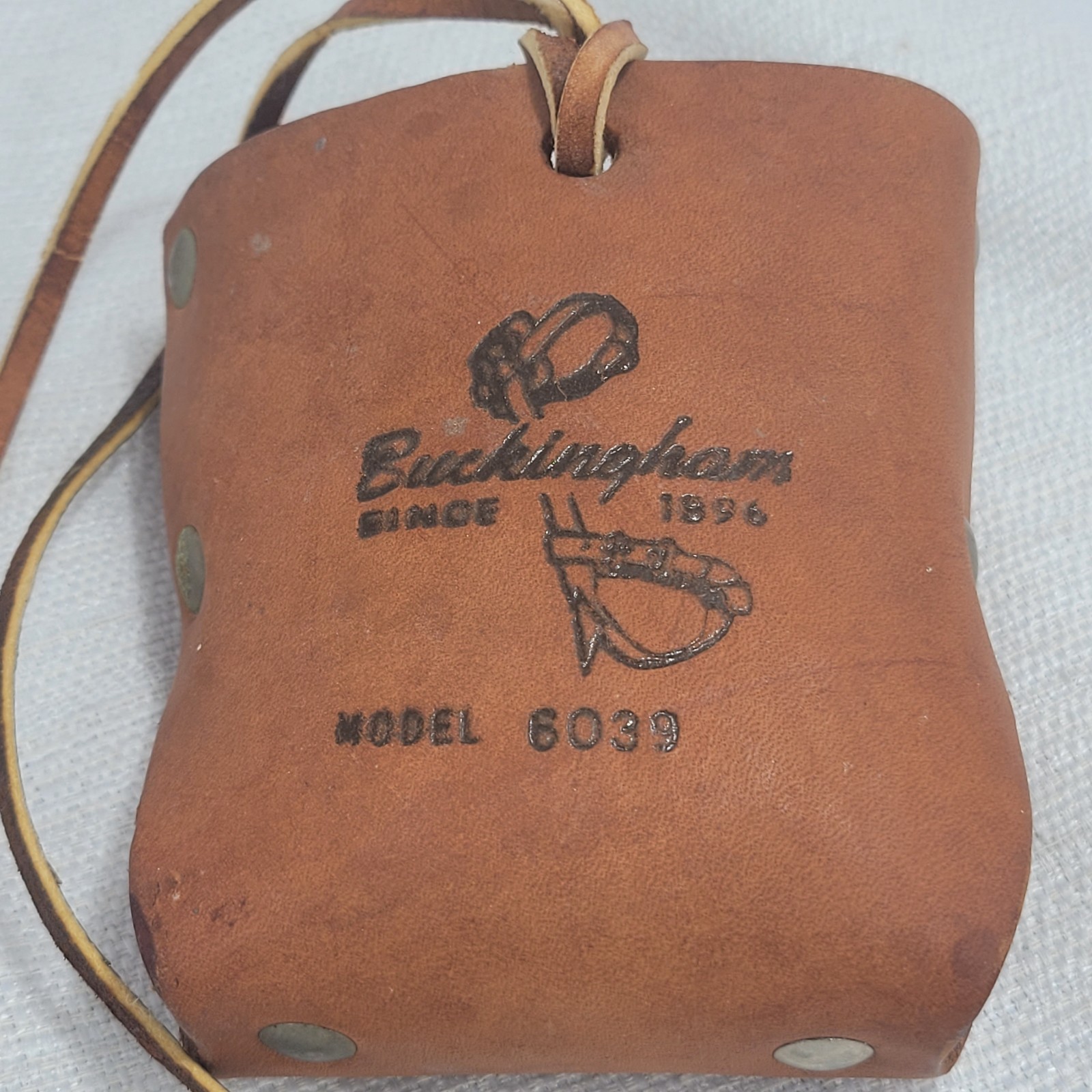 Vtg Buckingham Leather Lineman Climbing Belt Pouch 6039