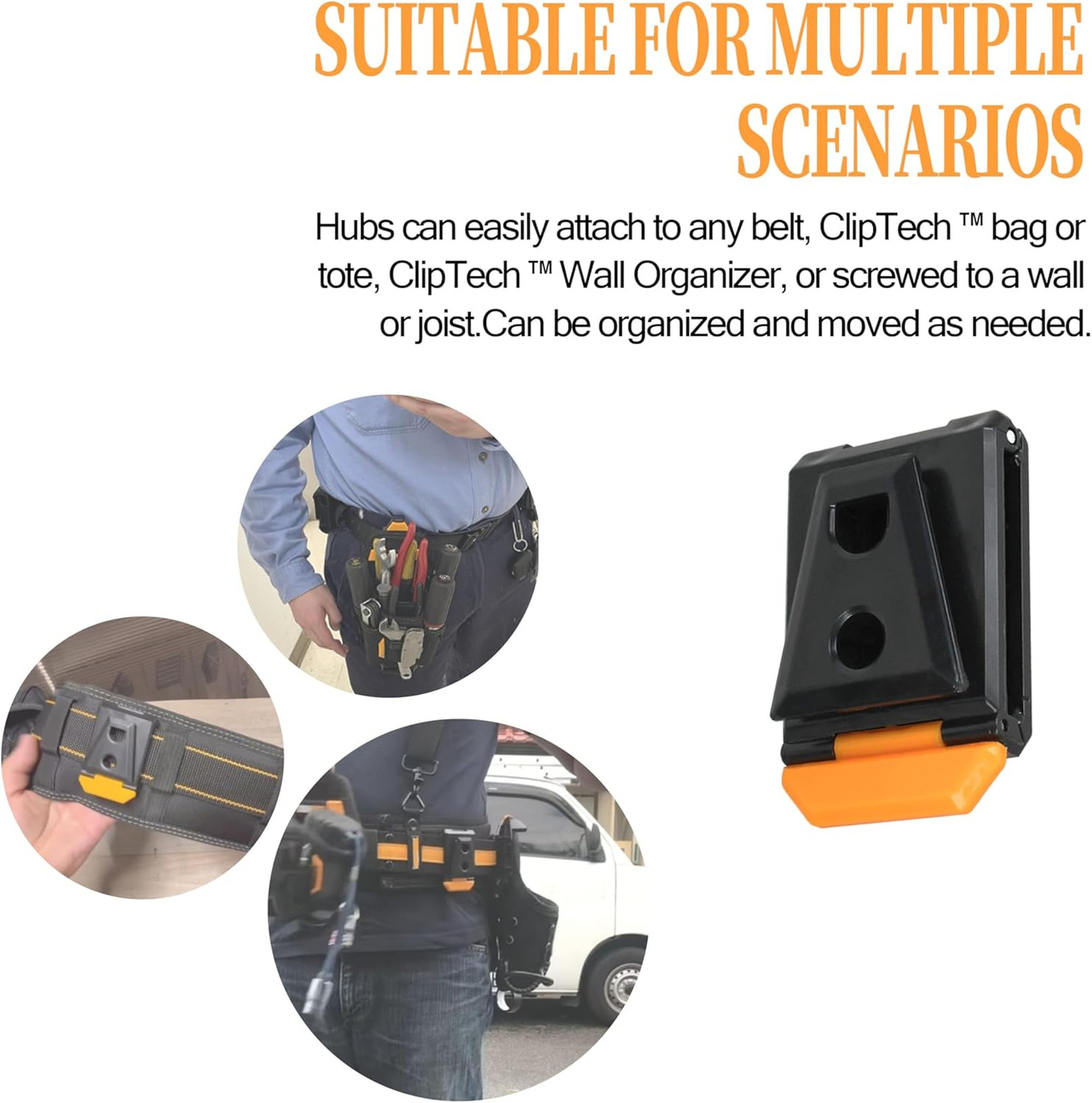 Tool Belt Clip Fits for TOU-CT Models ClipTech Pouches Tool Accessories Durable
