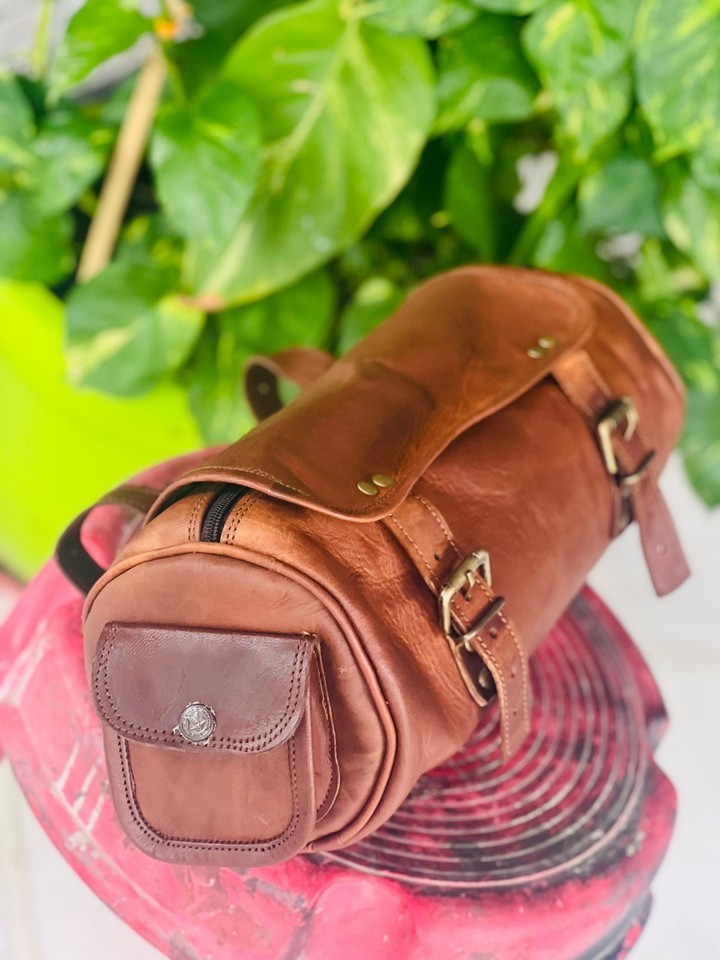 Genuine Bulky Leather Vintage Tool Bag Best New
