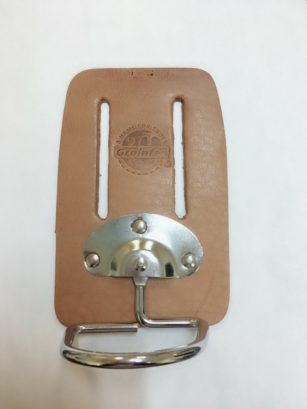 Fixed / Swivel Top Grain Leather Hammer Holder With Steel Loop
