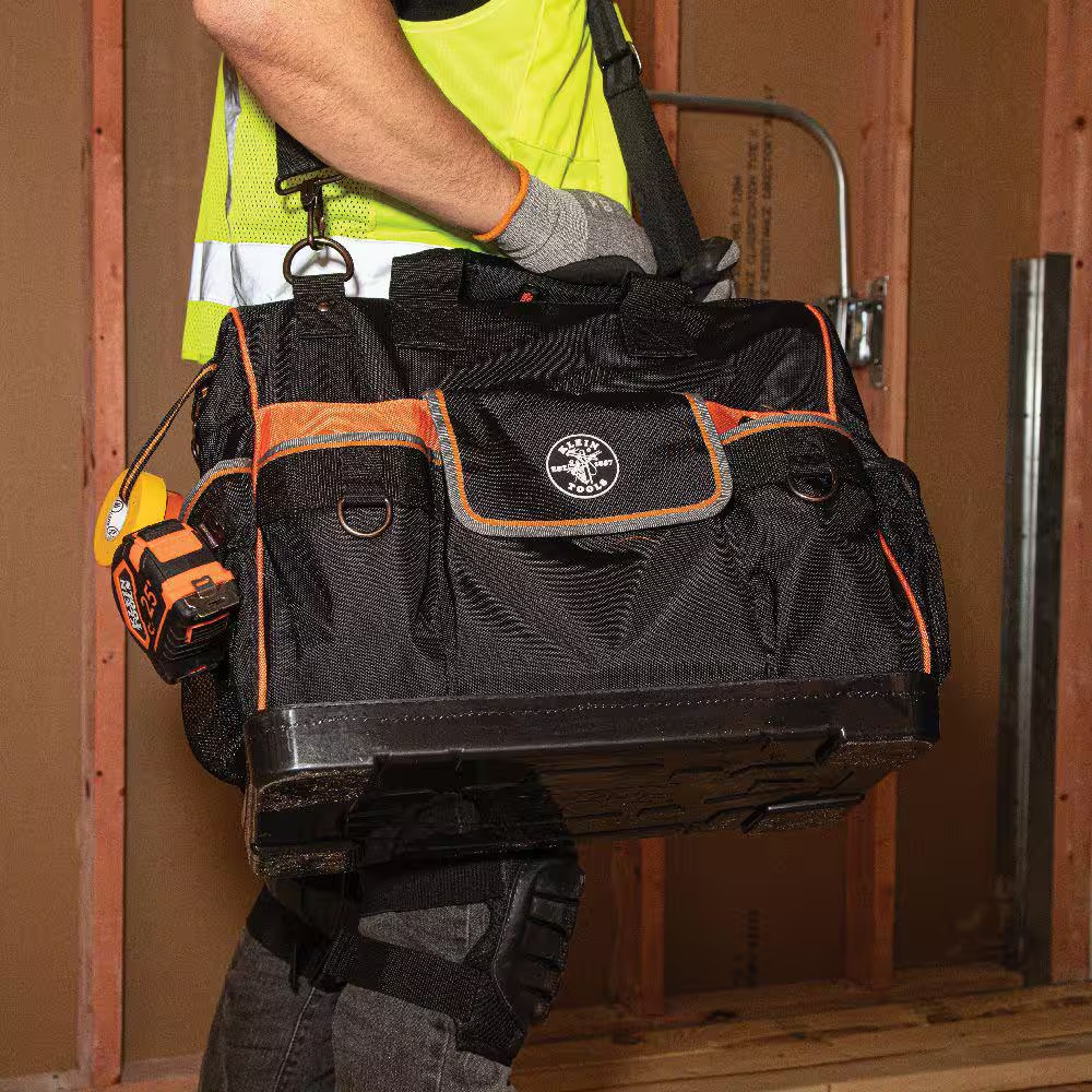 Tool Bag, Tradesman Pro Wide-Open Tool Bag, 42 Pockets, 16-Inch Free Shipping Ne