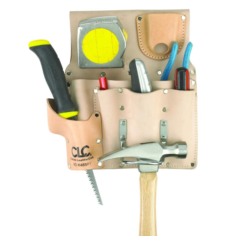 – DW-109 CLC K485R1 Standard Drywaller’s Tool Pouch, Chrome-Tanned Heavy Duty…